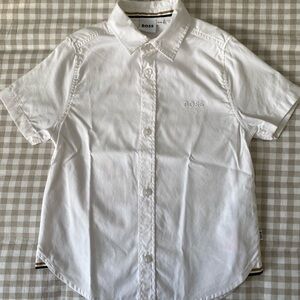Boss Classic White Button-Up Shirt 
Used but good condition